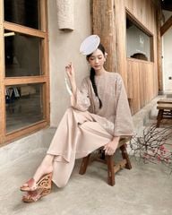 TUBYCATU | ÁO KIM SA NÂU/ XANH