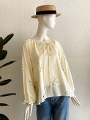 TUBYCATU | HAZEL TOP CREAM/ NUDE