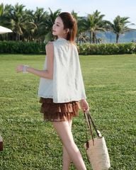 TUBYCATU | HEBE LACE WHITE SHIRT (LIMITED)