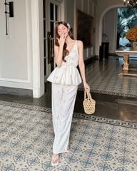 TUBYCATU | STAR STRIPED SET - CREAM
