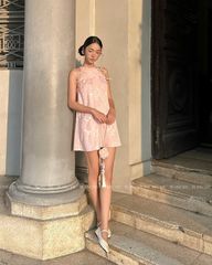 TUBYCATU | ĐẦM MẪN HOA - HỒNG