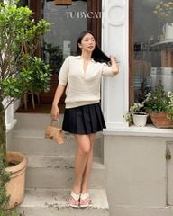 TUBYCATU | BLACK TENNIS SKIRT