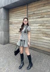TUBYCATU | CHÂN VÁY FLORENCE BROWN/ BLACK SKIRT