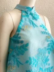 TUBYCATU | ÁO YẾM HỒNG MAI HỒNG/ XANH/ TRẮNG