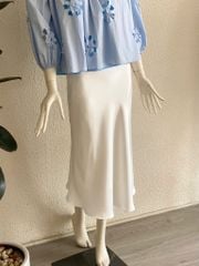 TUBYCATU | SATIN MIDI SKIRT