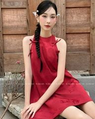 TUBYCATU | ĐẦM MẪN HOA ĐỎ