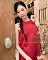 TUBYCATU | ĐẦM MẪN HOA ĐỎ