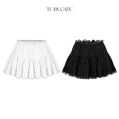 TUBYCATU | ALIDA WHITE/ BLACK SKIRT