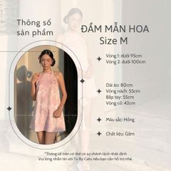 TUBYCATU | ĐẦM MẪN HOA - HỒNG
