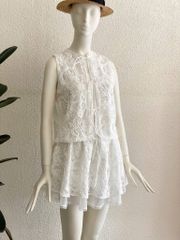 TUBYCATU | Áo và chân váy ren trắng Lyn (bán rời)