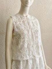 TUBYCATU | Áo và chân váy ren trắng Lyn (bán rời)