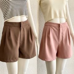 TUBYCATU | Quần short trơn nhiều màu Bella Pinky/ Brownie/ Black