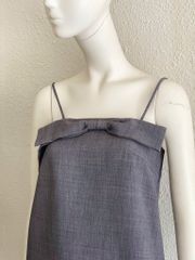 TUBYCATU | BOW GREY TOP