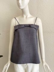 TUBYCATU | BOW GREY TOP