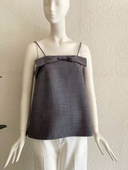 TUBYCATU | BOW GREY TOP