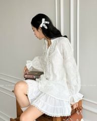 TUBYCATU | ÁO KIỂU JAZZIE WHITE TOP