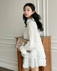 TUBYCATU | ÁO KIỂU JAZZIE WHITE TOP