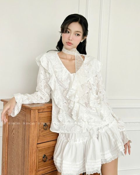 TUBYCATU | Chân váy Fiona Skirt trắng