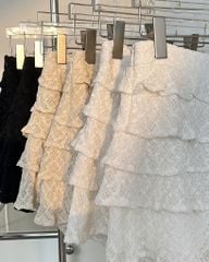 TUBYCATU | Donna Ruffle Lace Skirt nhiều màu