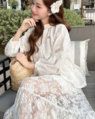 TUBYCATU | Lace Maxi Skirt