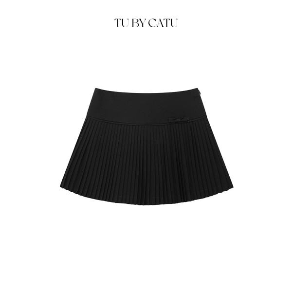 TUBYCATU | Chân váy xếp ly Gina Black Skirt