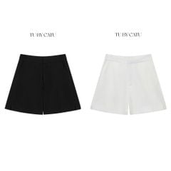 TUBYCATU | QUẦN SHORT DESI ĐEN/ TRẮNG