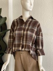 TUBYCATU| Brown Plaid Shirt
