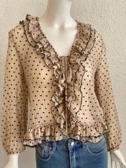 TUBYCATU | Brown Dot Top