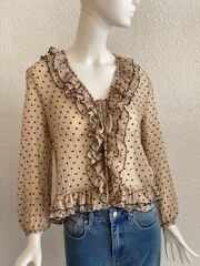 TUBYCATU | Brown Dot Top