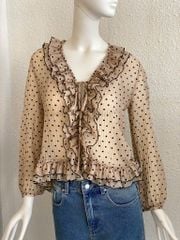 TUBYCATU | Brown Dot Top