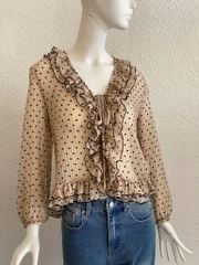 TUBYCATU | Brown Dot Top