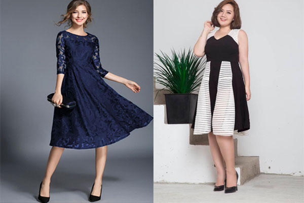 Váy đầm dự tiệc big size dự tiệc cho người mập