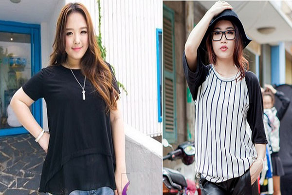 Tư vấn cách chọn áo thun cho người béo nữ trẻ trung và năng động