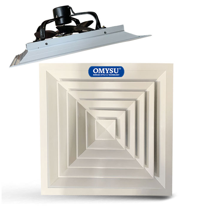 Quạt hút âm trần công nghiệp không ống Omysu AT-600