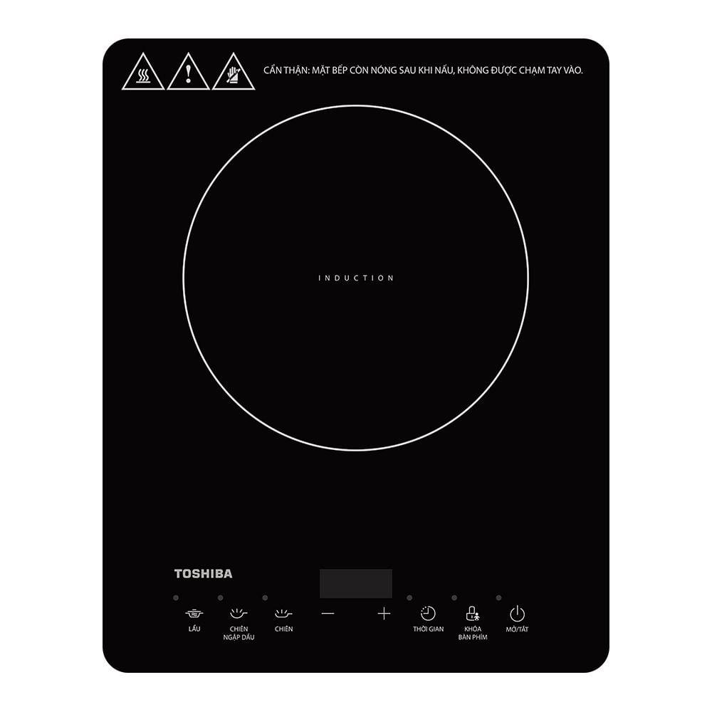 Bếp từ đơn Toshiba IC-20R1SV Có hoa văn / IC-20R2SV Không hoa văn (Tặng nồi lẩu)