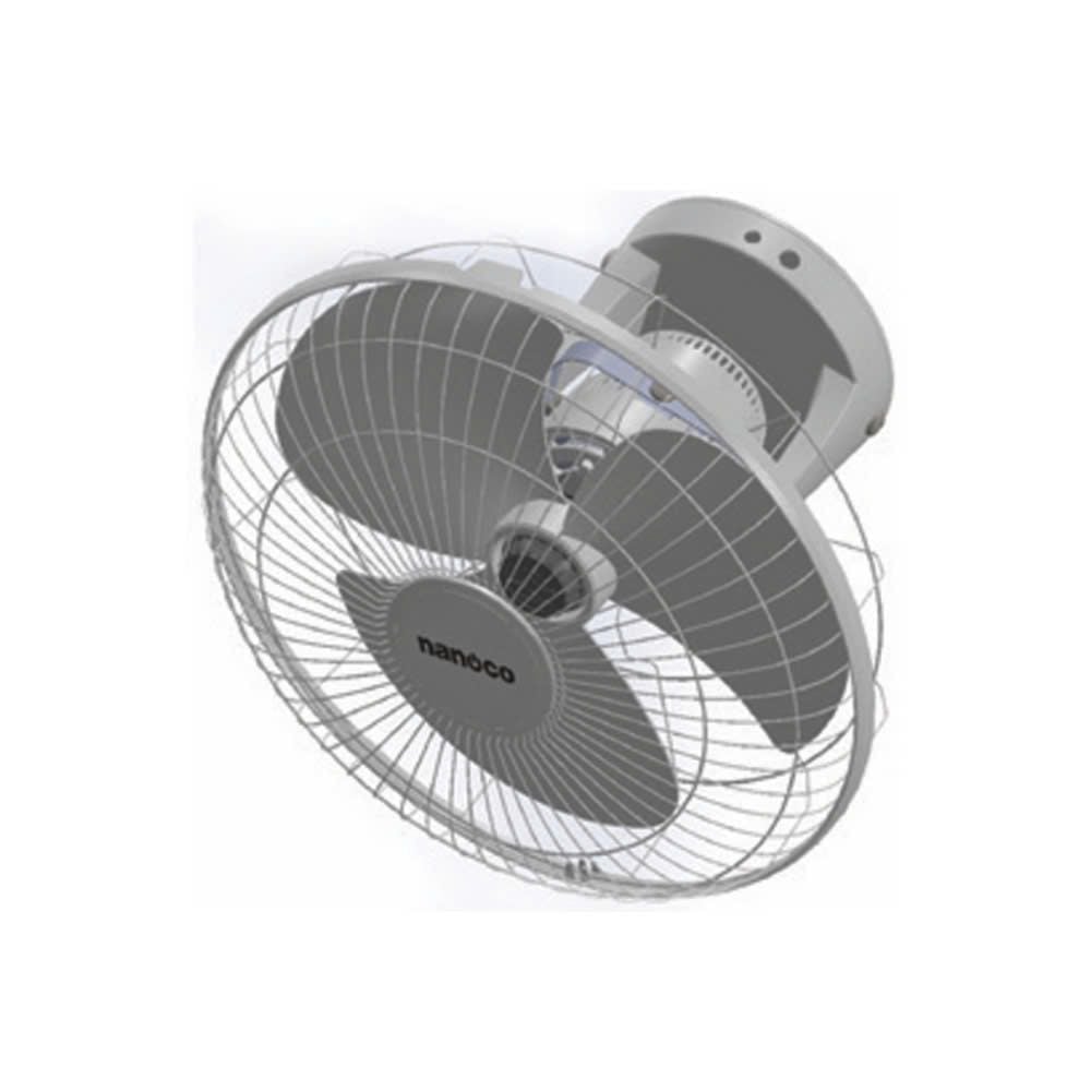 Quạt Đảo Có remote Nanoco NOF1651RC (GR-màu ghi/BE-màu be)