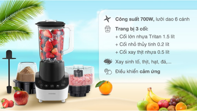 Máy xay sinh tố đa năng Toshiba BL-70GS1PV