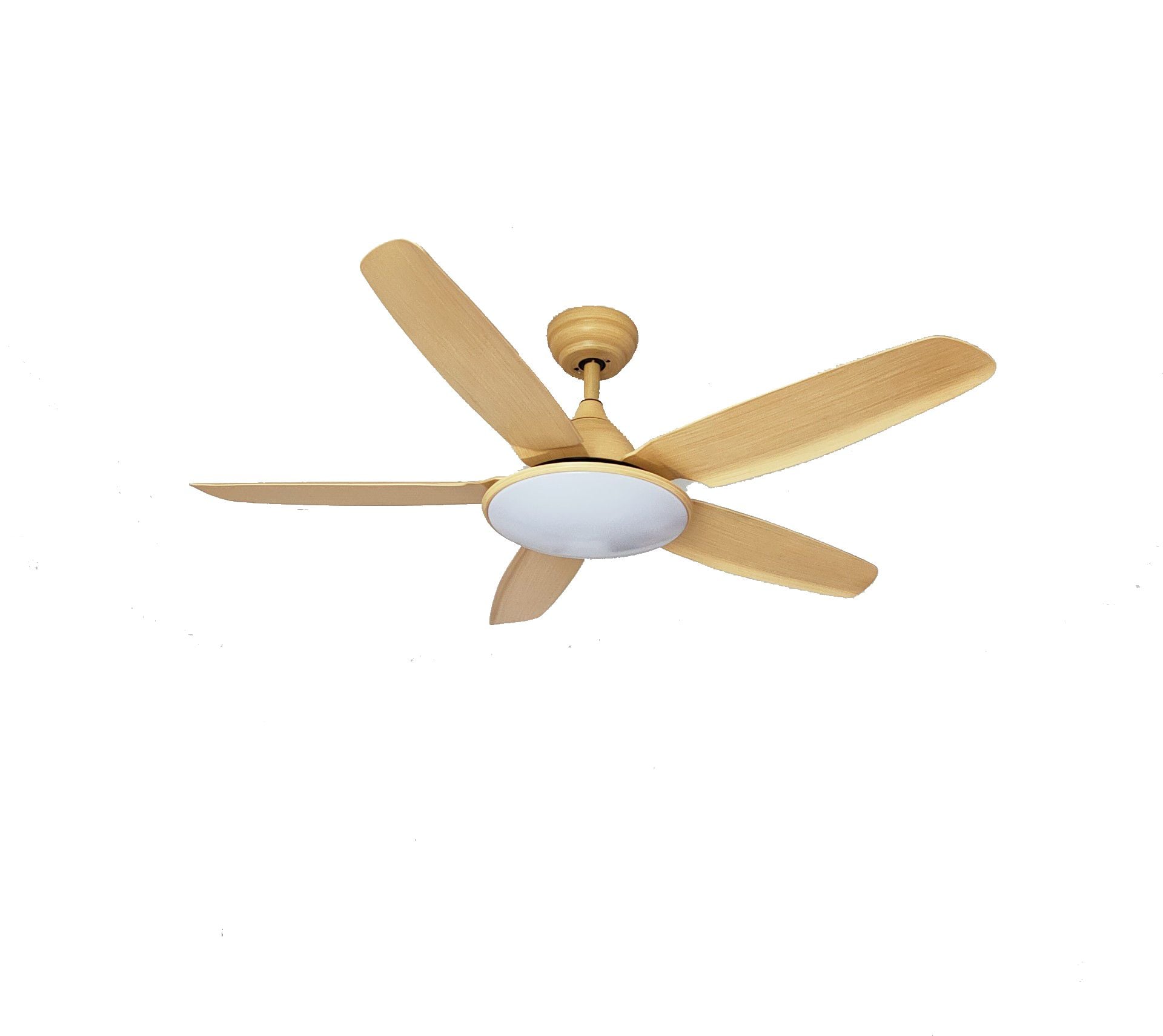 Quạt trần đèn 52KJYY-56 - 1320mm (Vàng gỗ và Nâu)