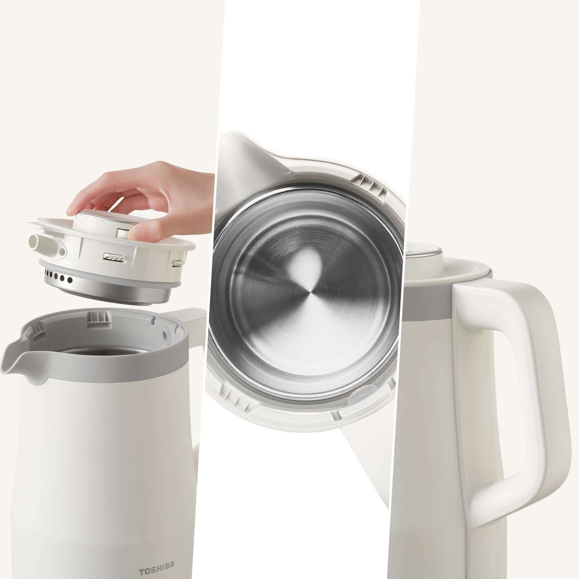 Bình đun siêu tốc Toshiba 1.5 lít KT-15DRTVN(H) / KT-15DRTVN(W)