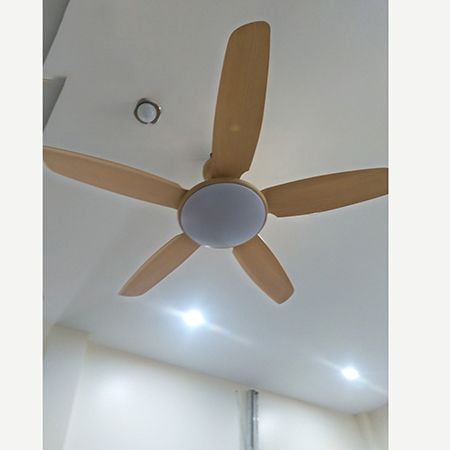 Quạt trần đèn 52KJYY-56 - 1320mm (Vàng gỗ và Nâu)