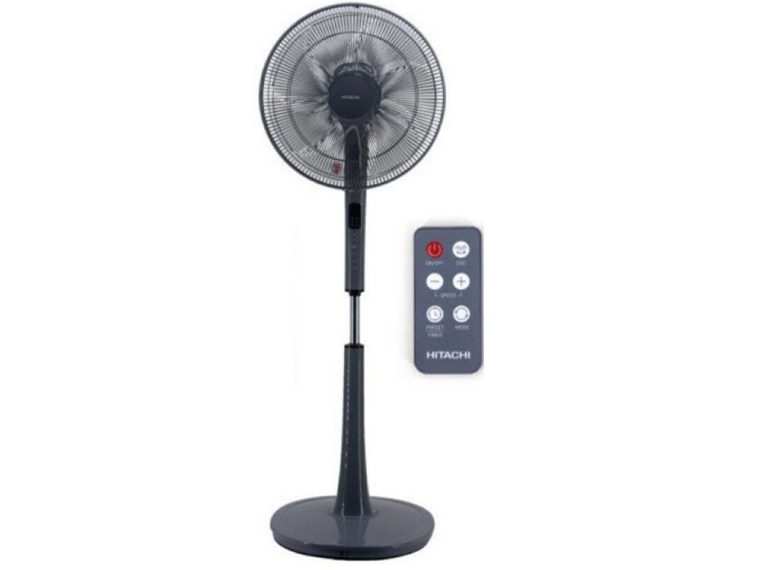 Quạt đứng Hitachi có động cơ DC LF-D6RCWM/LF-D6RCGM (Trắng/Xám) -24W