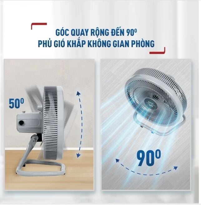 Quạt sàn Tefal Turbo Silence Plus VH686790 - 80W