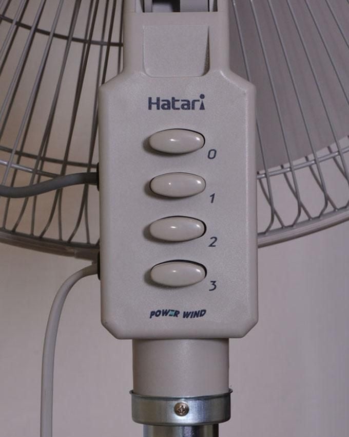 [Hỏa tốc] Quạt Thái Lan đứng công nghiệp Hatari IQ22M1 - 197w - Sải cánh 55.8cm - Nút nhấn