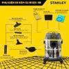 Máy hút bụi gia dụng 3 chức năng Khô/ướt/thổi Stanley SL19305-5B