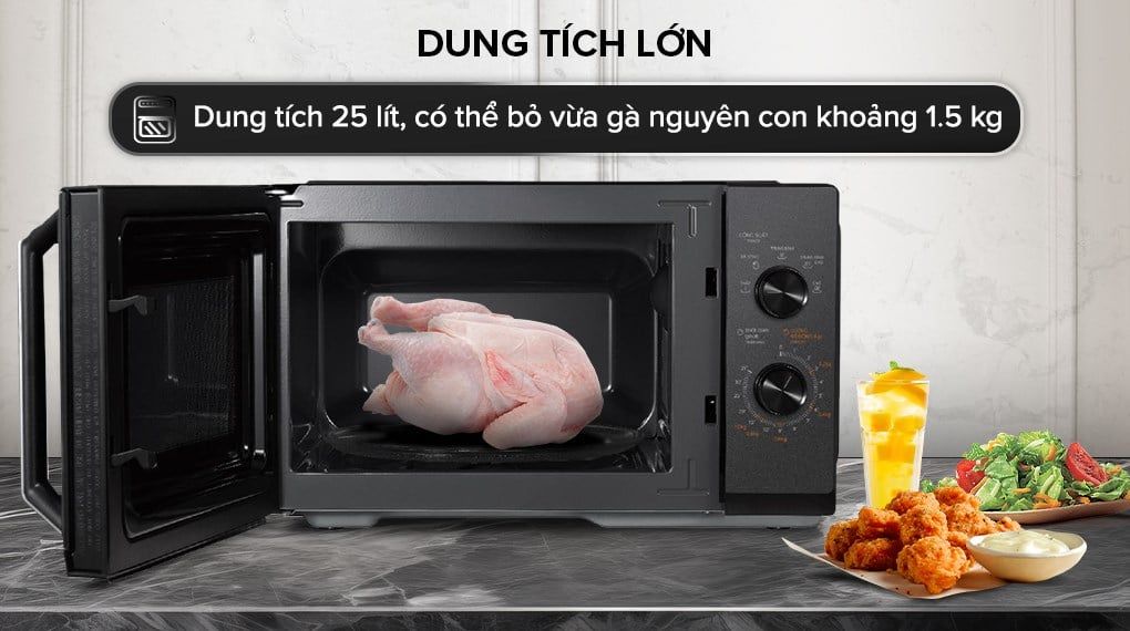 Lò vi sóng có nướng Toshiba MW3-MG25PE(BK) 25 lít