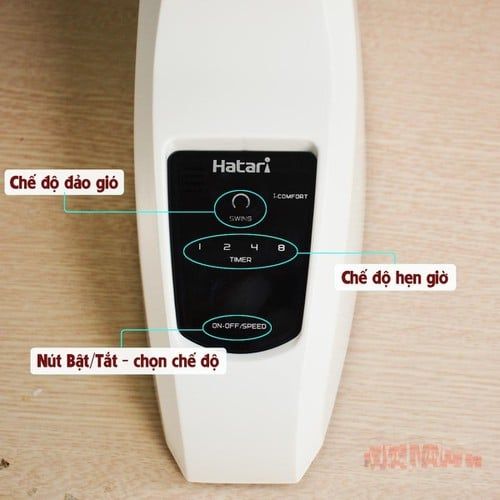 [Hỏa tốc] Quạt Thái Lan treo tường Hatari HT-W16R6 50W - Remote