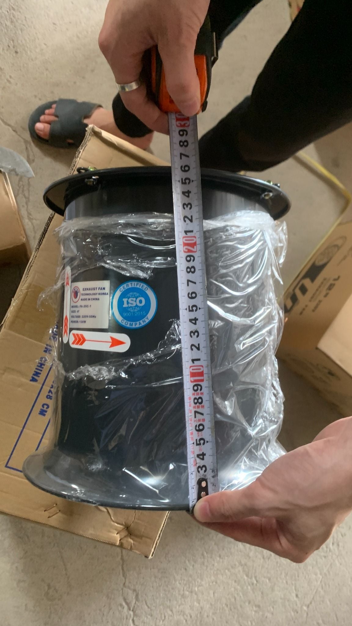 Quạt thông gió tròn Omysu FA-20C-1