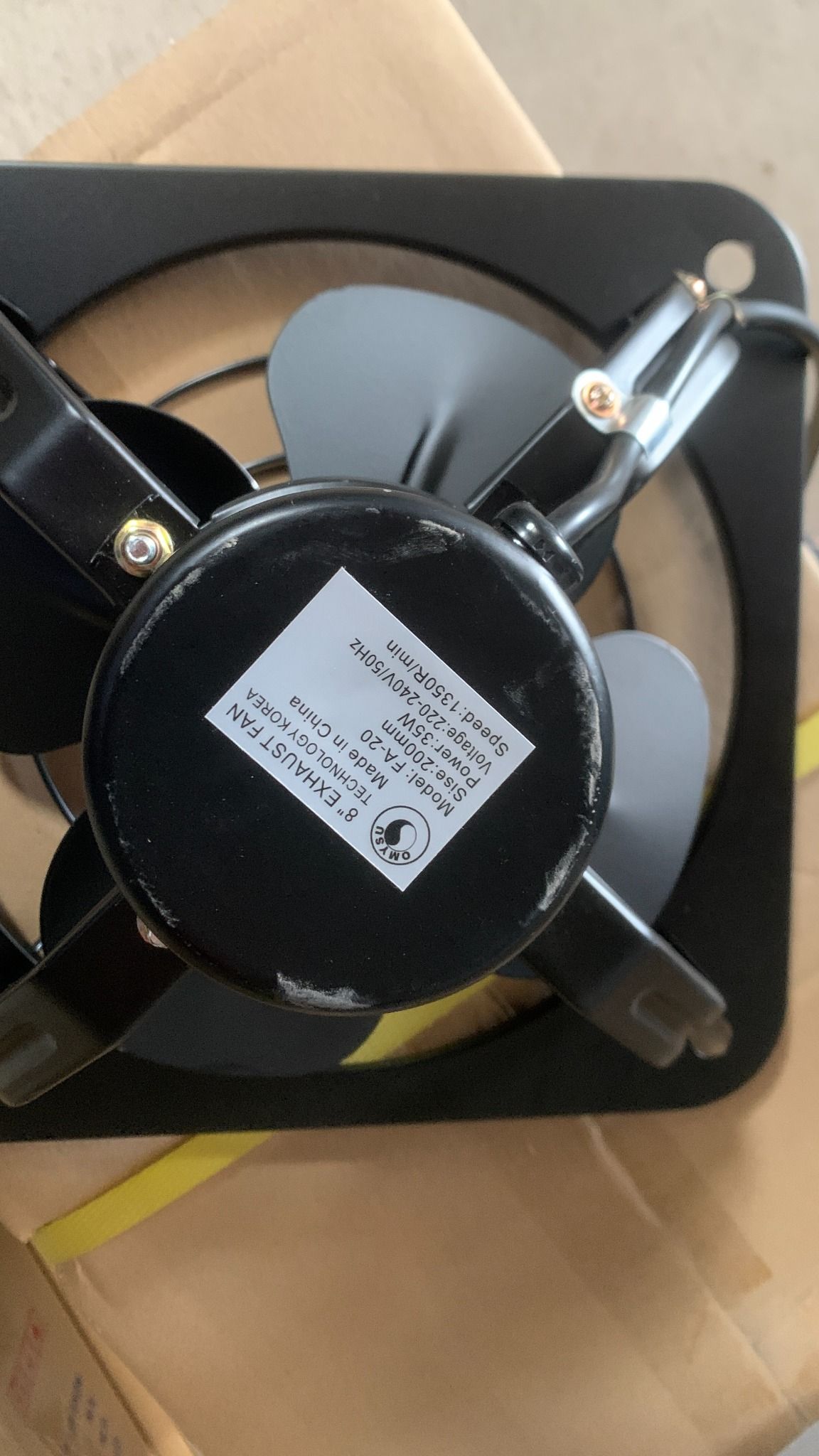 Quạt thông gió vuông Omysu FA-20M2/FA-25M2/FA-30M2/FA-35M2/FA-40M2/FA-50M2