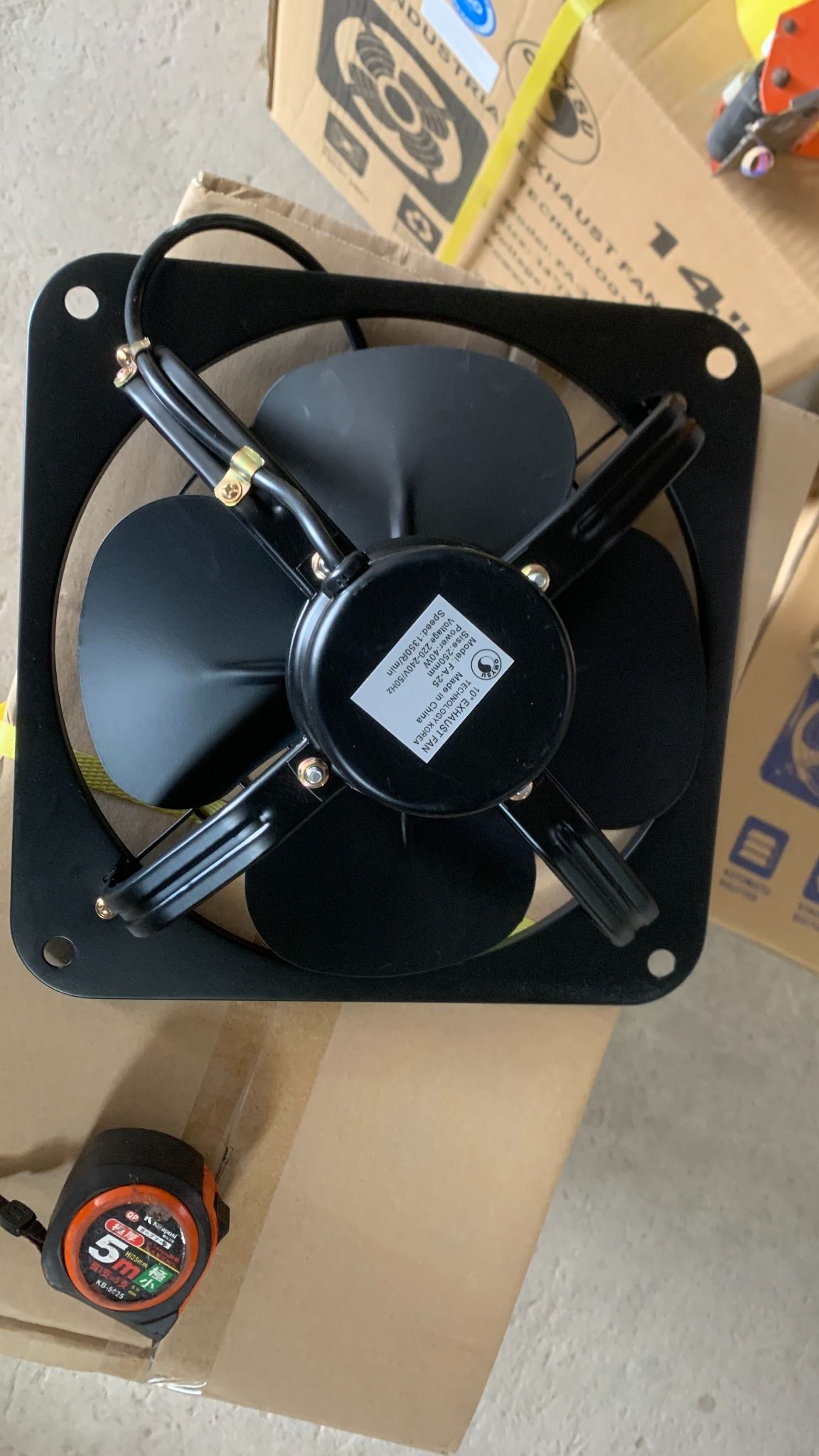 Quạt thông gió vuông Omysu FA-20M2/FA-25M2/FA-30M2/FA-35M2/FA-40M2/FA-50M2