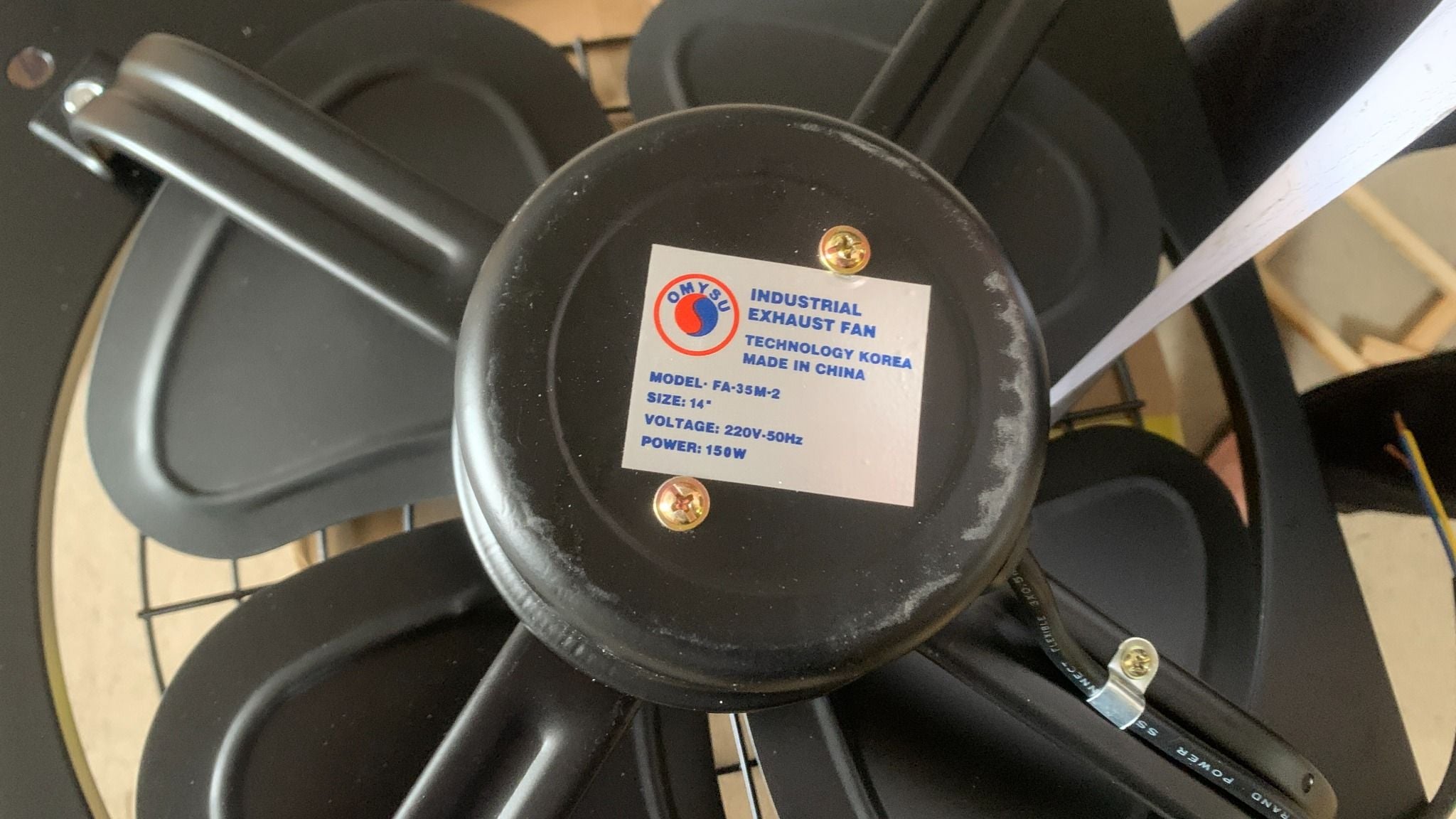 Quạt thông gió vuông Omysu FA-20M2/FA-25M2/FA-30M2/FA-35M2/FA-40M2/FA-50M2